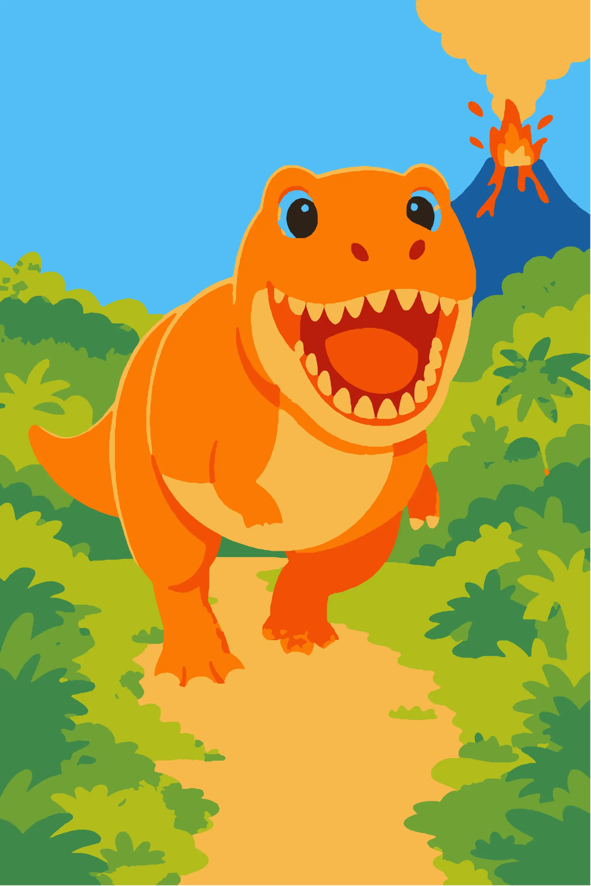 Coloriage mystère dinosaures à imprimer